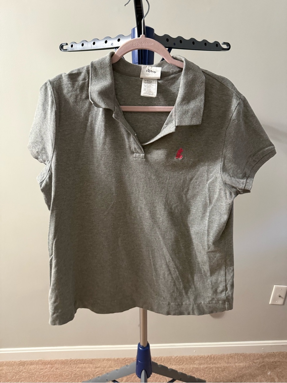 Disney | Grey Mickey Mouse Polo Top | Size XL